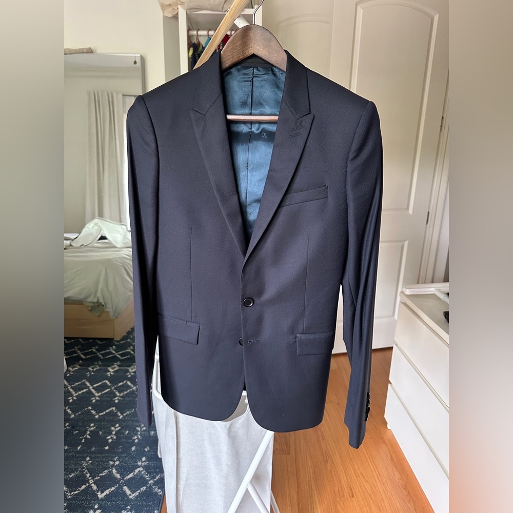 The Kooples Midnight Blue Wool Blazer